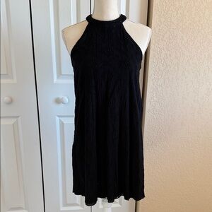 SHEIN Black Halter Mini Dress
